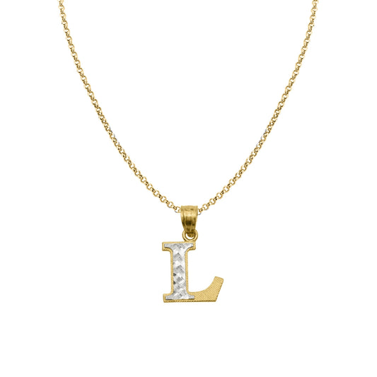 Precious Stars PT2056L-CH227-22 22 in. 14K Two Tone Gold Diamond-Cut I